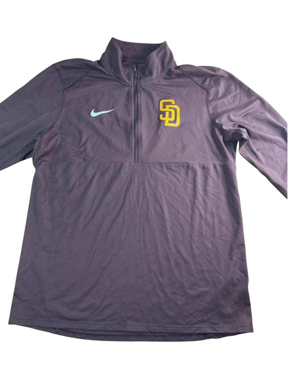 Nike San Diego Padres Dri-FIT Authentic Collection 1/2-Zip Pullover Jacket